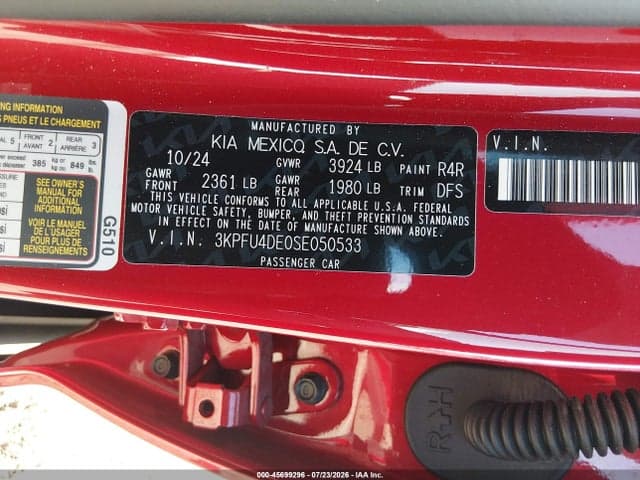 2025 KIA K4 EX 9