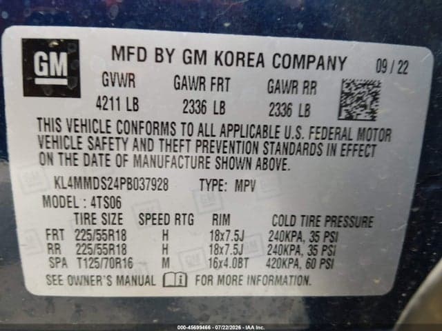 2023 BUICK ENCORE GX SELECT FWD 9