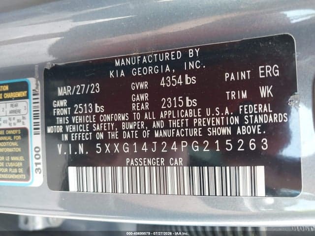 2023 KIA K5 LXS 9