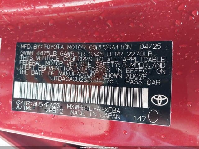 2025 TOYOTA PRIUS PLUG-IN HYBRID SE 9