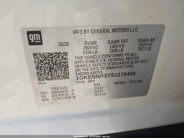 2025 GMC ACADIA AWD ELEVATION 9
