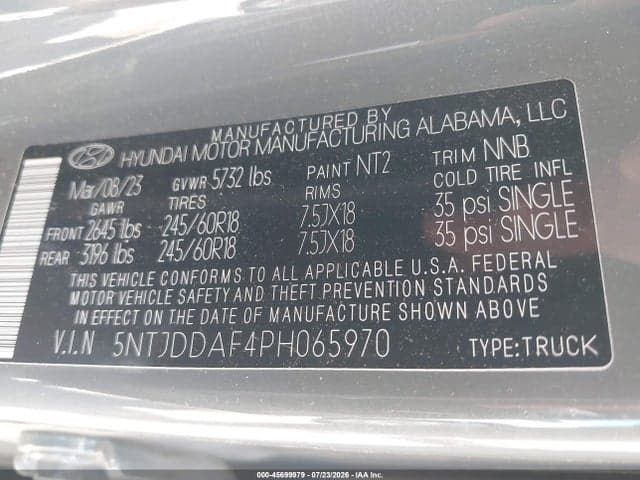 2023 HYUNDAI SANTA CRUZ SEL PREMIUM 9