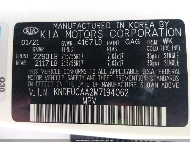 2021 KIA SELTOS S 9