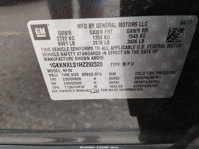 2017 GMC ACADIA DENALI 9