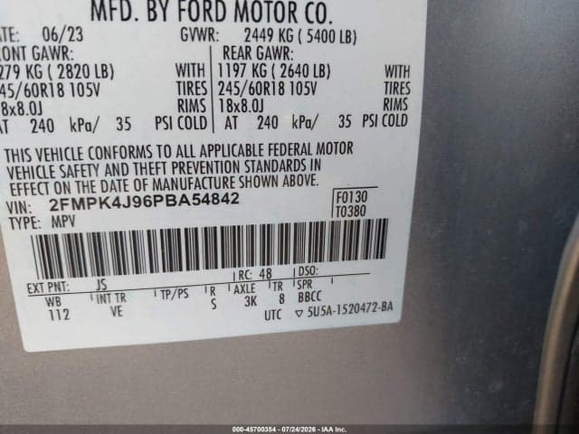 2023 FORD EDGE SEL 9