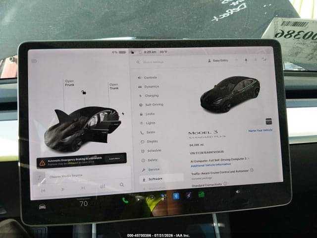 2019 TESLA MODEL 3 LONG RANGE/MID RANGE/STANDARD RANGE/STANDARD RANGE PLUS 18