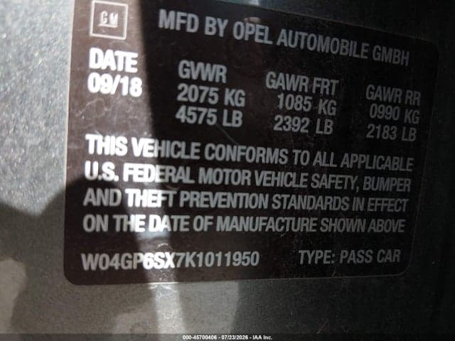 2019 BUICK REGAL SPORTBACK FWD ESSENCE 9