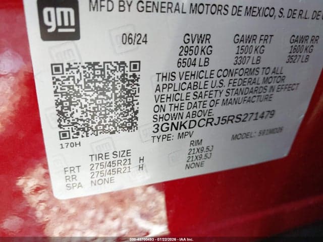2024 CHEVROLET BLAZER EV EAWD RS 9