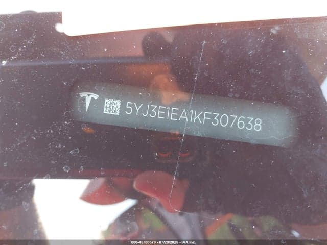 2019 TESLA MODEL 3 LONG RANGE/MID RANGE/STANDARD RANGE/STANDARD RANGE PLUS 9