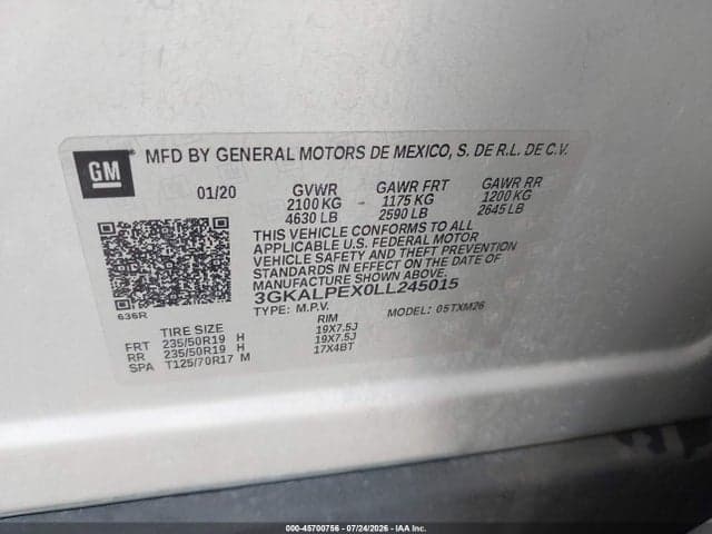 2020 GMC TERRAIN FWD SLT 9