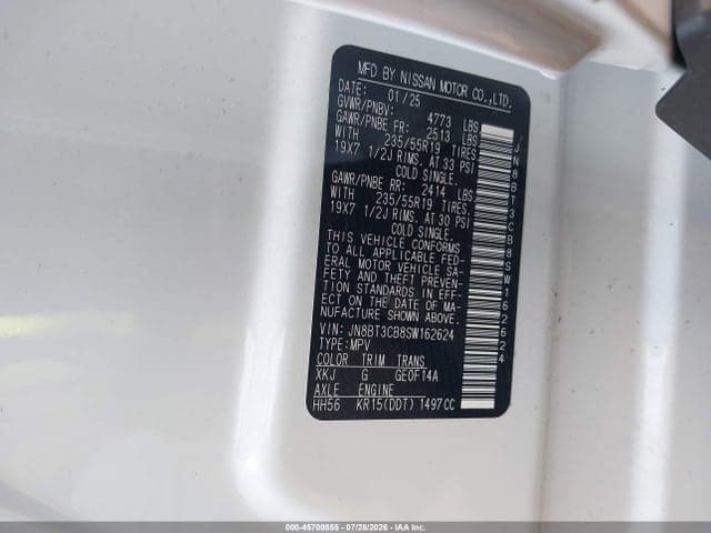 2025 NISSAN ROGUE SL INTELLIGENT AWD 9