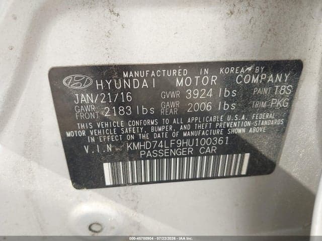 2017 HYUNDAI ELANTRA SE 10