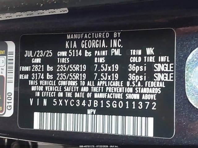 2025 KIA EV6 LIGHT RWD 9