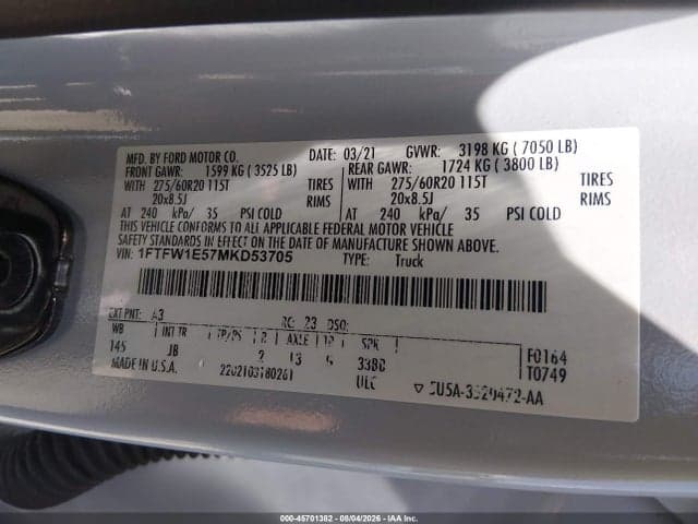 2021 FORD F-150 XL 9