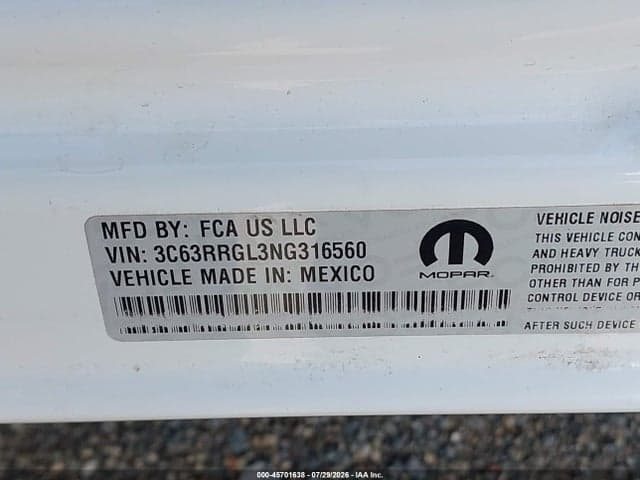 2022 RAM 3500 TRADESMAN 4X4 8' BOX 9