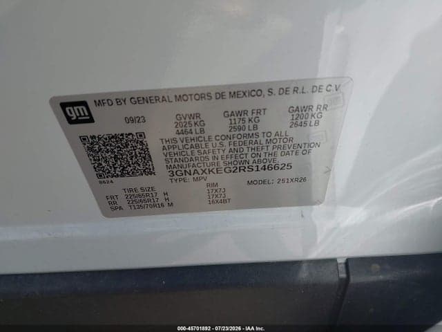 2024 CHEVROLET EQUINOX FWD LT 9