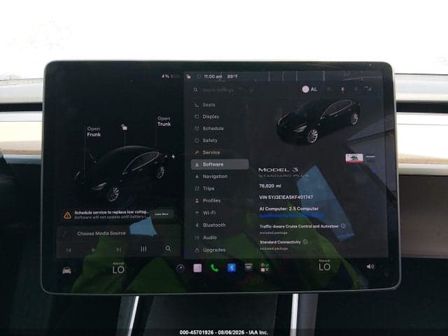 2019 TESLA MODEL 3 LONG RANGE/MID RANGE/STANDARD RANGE/STANDARD RANGE PLUS 7