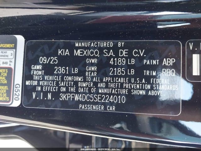 2025 KIA K4 GT-LINE TURBO 9