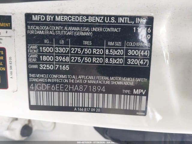 2017 MERCEDES-BENZ GLS 450 4MATIC 9