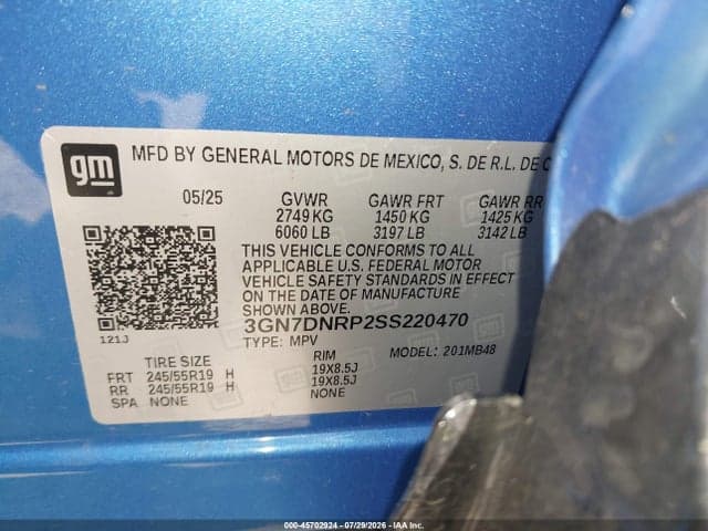 2025 CHEVROLET EQUINOX EV LT 2 9
