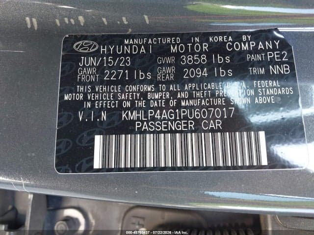 2023 HYUNDAI ELANTRA LIMITED 9