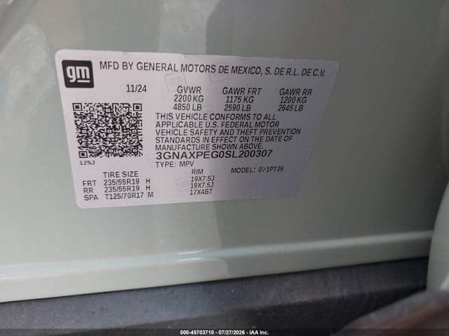 2025 CHEVROLET EQUINOX AWD LT 9
