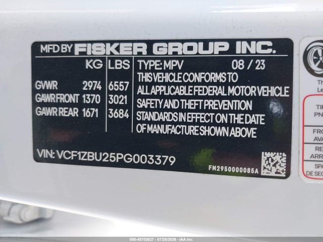 2023 FISKER OCEAN ONE 9