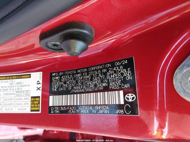 2024 TOYOTA GR COROLLA CORE 9