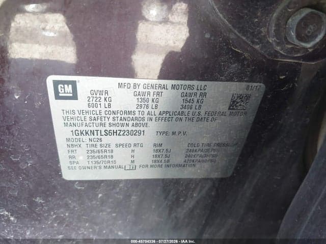 2017 GMC ACADIA SLE-2 9