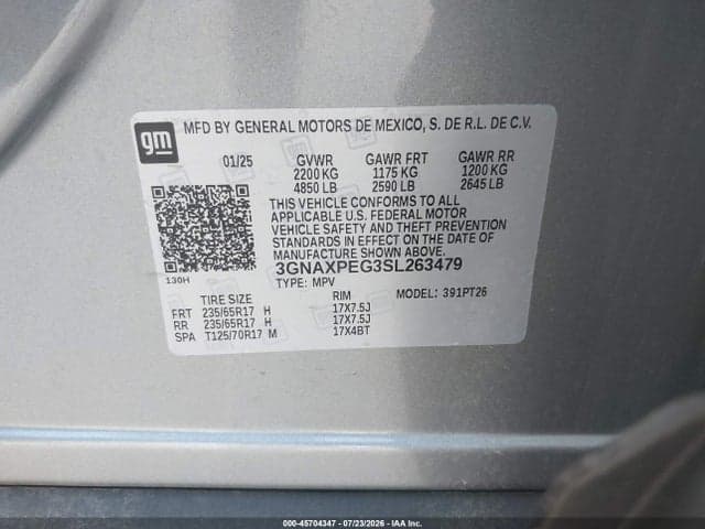 2025 CHEVROLET EQUINOX AWD LT 9