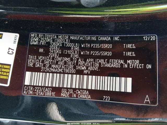 2021 LEXUS RX 350 9