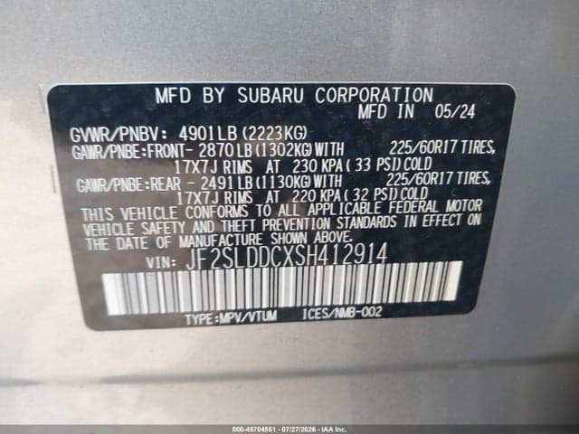 2025 SUBARU FORESTER PREMIUM 9