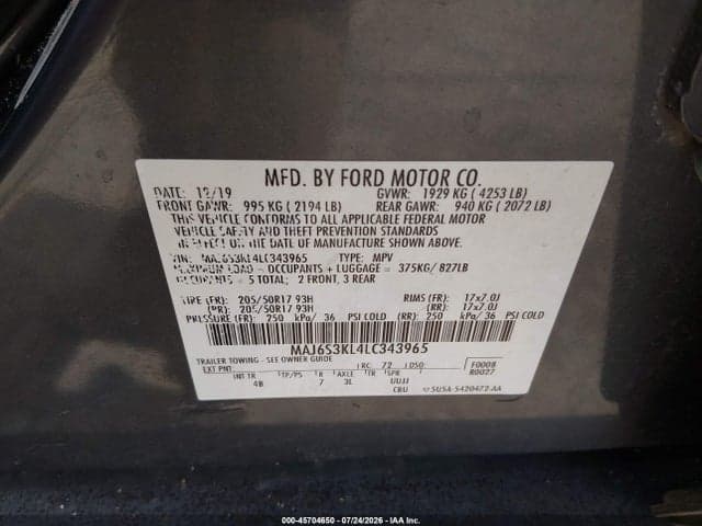 2020 FORD ECOSPORT TITANIUM 9