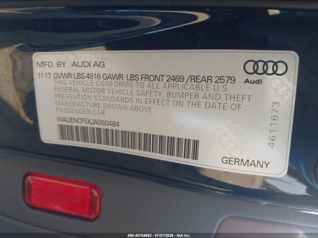 2018 AUDI A5 2.0T PREMIUM 9