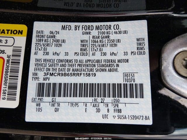 2024 FORD BRONCO SPORT BIG BEND 9