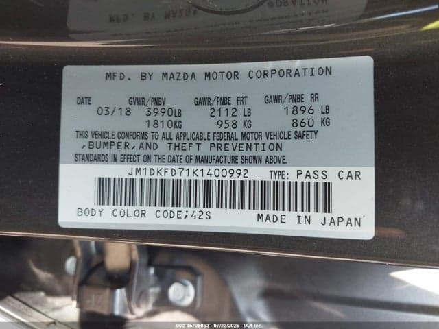 2019 MAZDA CX-3 GRAND TOURING 6
