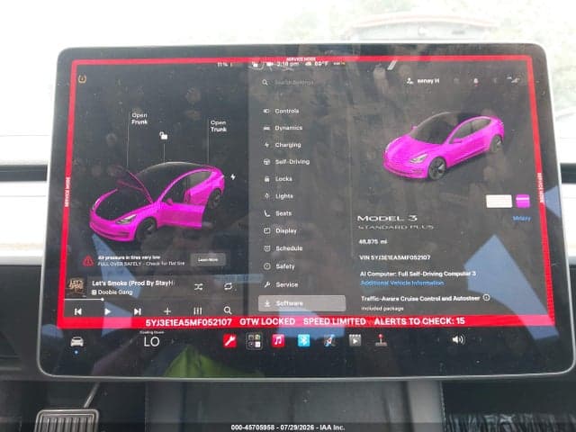 2021 TESLA MODEL 3 STANDARD RANGE PLUS REAR-WHEEL DRIVE 7