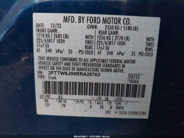 2024 FORD MAVERICK XLT 9