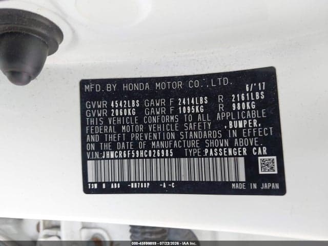 2017 HONDA ACCORD HYBRID EX-L 9