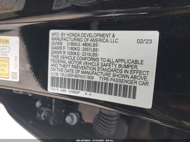 2023 ACURA TLX TECHNOLOGY PACKAGE 9