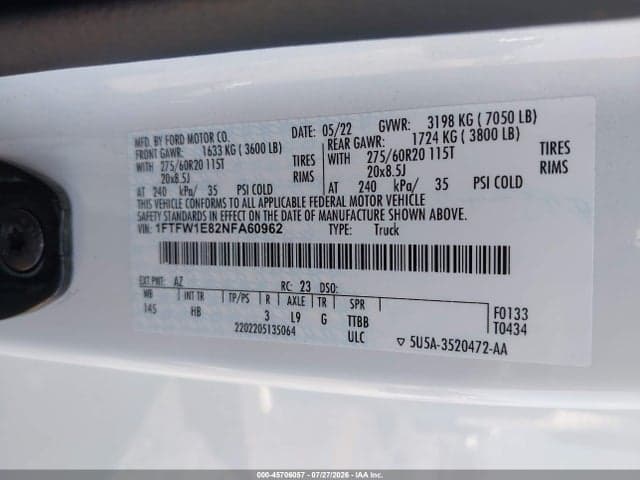 2022 FORD F-150 LARIAT 9