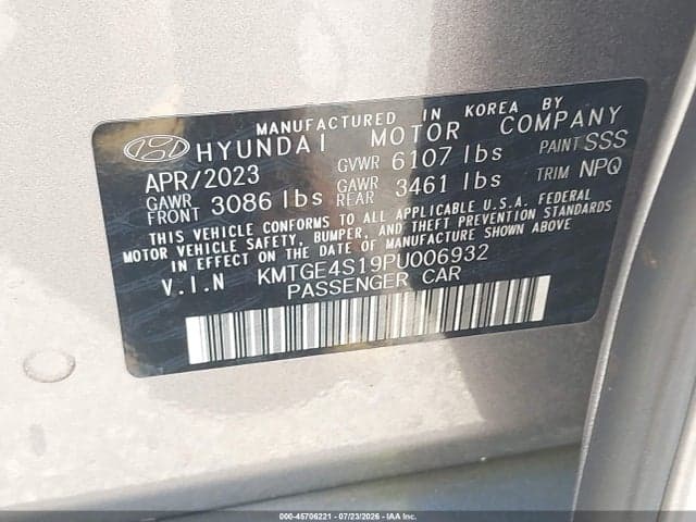 2023 GENESIS ELECTRIFIED G80 9