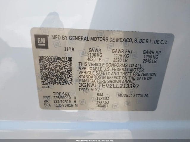 2020 GMC TERRAIN SLE 9