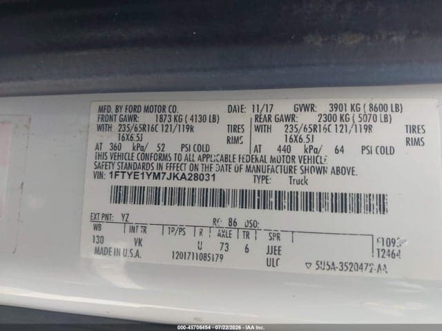 2018 FORD TRANSIT-150 10