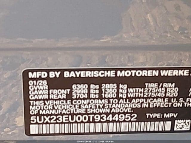 2026 BMW X5 XDRIVE40I 9