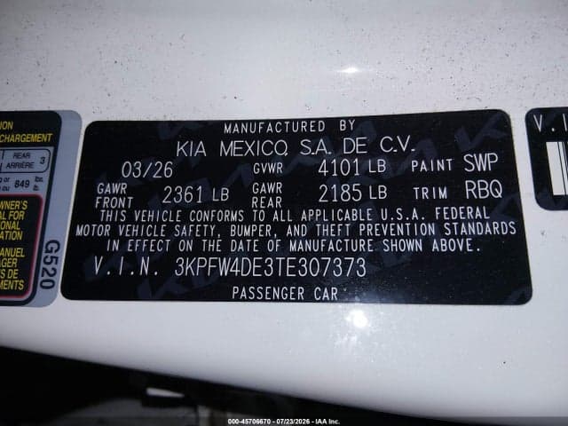 2026 KIA K4 GT-LINE 9