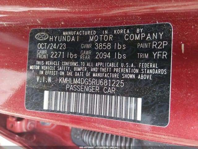 2024 HYUNDAI ELANTRA SEL 9