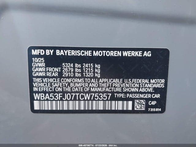 2026 BMW 530I XDRIVE 9