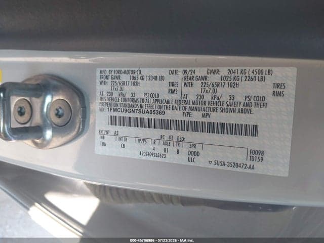 2025 FORD ESCAPE ACTIVE 9