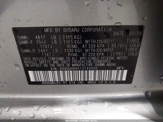 2026 SUBARU CROSSTREK 9